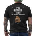 Ist So Ein Biber Ding Lustiger Spruch Biber T-Shirt mit Rückendruck