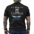 Ist So Ein Fliege Ding Lustiger Spruch Fliegen T-Shirt mit Rückendruck