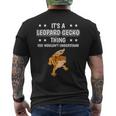 Ist So Ein Leopardgecko Ding Lustiger Spruch Leopardgeckos T-Shirt mit Rückendruck