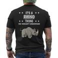 Ist So Ein Nashorn Ding Lustiger Spruch Nashörner T-Shirt mit Rückendruck