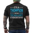 It's A Thompson Thing Family Name Last Name Thompson T-Shirt mit Rückendruck