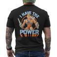 Masters Of The Universe Ich Habe Die T-Shirt mit Rückendruck