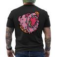 Morejstu Merch Jstu Dough Bear Merch Donut Tiger Men's T-shirt Back Print