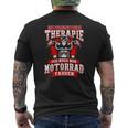 Motorrad Superbike Chopper Therapie T-Shirt mit Rückendruck