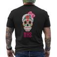 Mrs Sugar -Intage Avec Tête De Mort Dia De Los Muertos Mariée T-shirt imprimé au dos