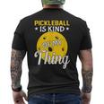 Pickleball Ist Irgendwie Mein Ding Pickleball-Liebhaber T-Shirt mit Rückendruck