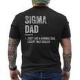 Sigma Dad Meme Sigma Men's T-shirt Back Print