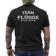 Team Flügge Proud Family Last Name T-Shirt mit Rückendruck