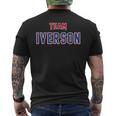 Team Iverson Last Name Proud Family Last Name T-Shirt mit Rückendruck