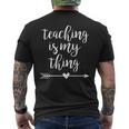 Unterrichten Ist Mein Ding Lehrer T-Shirt mit Rückendruck