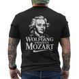 Wolfgang Amadeus Mozart Portrait Salzburg Operaienna Classic T-Shirt mit Rückendruck