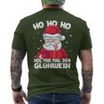 Hol Mir Mal Den Glühwein Annoyed Santa T-Shirt mit Rückendruck