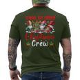 School Bus Driver Christmas Crew Three Gnomes Proud Job Men's T-shirt Back Print