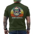 Vintage Skibidi Rizzmas Merry Rizz Mas Christmas Santa Claus Men's T-shirt Back Print