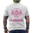 Anja Name First Name Name Day Das Ist Ein Anja Ding T-Shirt mit Rückendruck