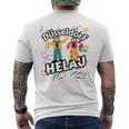 Düsseldorf Helau Carnival Altweiberfastnacht Rose Monday T-Shirt mit Rückendruck