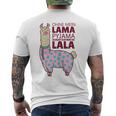 Lama Lama Pyjamas Alpaca Sleep T-Shirt mit Rückendruck