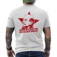 Lenin Marxism Communism Socialism Ussr T-Shirt mit Rückendruck