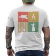 Retro Garden Tool Gardening For Gardeners T-Shirt mit Rückendruck