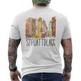 Stfuattdlagg Kauf Mir Bücher Und Sag Es Mir Stfuattdlagggg T-Shirt mit Rückendruck