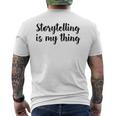 Storytelling Ist Mein Ding Story Telling Folk-Legenden T-Shirt mit Rückendruck