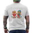 Twinning With My Bestie Christmas Gingerbread Best Friend Men's T-shirt Back Print