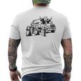 Vintage Trump Garbage Truck Waste Management 47Th President Men's T-shirt Back Print