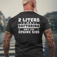 2 Litre Soft Drink Engine Size 8 Engine Size T-Shirt mit Rückendruck Geschenke für alte Männer