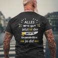 Alles Wird Gut Fun Sayings Teamleiter Beruf Mann T-Shirt mit Rückendruck Geschenke für alte Männer