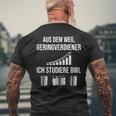 Aus Dem Weg Geringverdiener S T-Shirt mit Rückendruck Geschenke für alte Männer