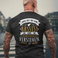 Bass Kontrabass Musician Das Ist So Ein Bassist Ding T-Shirt mit Rückendruck Geschenke für alte Männer