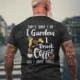 Damen Das Ist Was Ich Mache Ich Lese Bücher Ich Trinke Kaffee Ich Weiß Ding Mit-Ausschnitt T-Shirt mit Rückendruck Geschenke für alte Männer