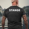 Damen Stange Nachname Team Stange Ehe Familienfeier Retro Mit-Ausschnitt T-Shirt mit Rückendruck Geschenke für alte Männer