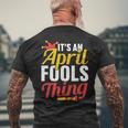 Das Ist Ein Aprilscherz Ding Sarkastisch Witz April T-Shirt mit Rückendruck Geschenke für alte Männer