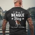 Das Ist Ein Beagle Ding Geschenk Beagle T-Shirt mit Rückendruck Geschenke für alte Männer