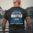 Das Ist Ein Matteo Dingorname T-Shirt mit Rückendruck Geschenke für alte Männer