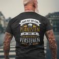 Das Ist So Ein Pianisten Ding T-Shirt mit Rückendruck Geschenke für alte Männer