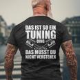 Das Ist So Ein Tuning Ding Tuner Car Screwdriver S T-Shirt mit Rückendruck Geschenke für alte Männer