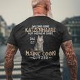 Das Sind Keine Katzenhaare Das Ist Maine Coon Glitter T-Shirt mit Rückendruck Geschenke für alte Männer