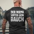 Der Mann Hinter Dem Bauchintage Father's Day T-Shirt mit Rückendruck Geschenke für alte Männer