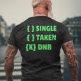 Drum And Bass Single Taken Dnb Drum & Bass T-Shirt mit Rückendruck Geschenke für alte Männer