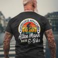 With E-Bike Underschätze Niemals Einen Old Mann Mit Einer E-Bike T-Shirt mit Rückendruck Geschenke für alte Männer