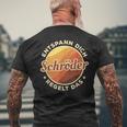 Entspann Dich Schröder Regelt Das T-Shirt mit Rückendruck Geschenke für alte Männer