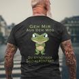 Frog Geh Mir Aus Dem Weg Du Unnötiger Sozialkontakt Geh Mir Aus T-Shirt mit Rückendruck Geschenke für alte Männer