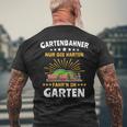 Garden Railway Steam Train Garden Model Railway T-Shirt mit Rückendruck Geschenke für alte Männer