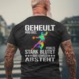 Geheult Wird Erst Wenn Es Stark Blutet Oder Komisch Absteht T-Shirt mit Rückendruck Geschenke für alte Männer