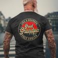 Great Grandpa Like A Grandpa Only Cooler Grandpa Men's T-shirt Back Print Gifts for Old Men