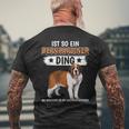 Hundehalter Ist So Ein Bernhardiner Ding Bernhardiner T-Shirt mit Rückendruck Geschenke für alte Männer