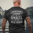 Ich Bin Dieser Legendäre Uncle T-Shirt mit Rückendruck Geschenke für alte Männer