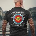 Ich Bin Nur Hier Bogenschütze Arrow Und Bogen Archery T-Shirt mit Rückendruck Geschenke für alte Männer